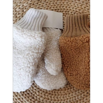 Foreign trade source H boys and girls velvet warm mittens 2-12 years old winter 2023 new style