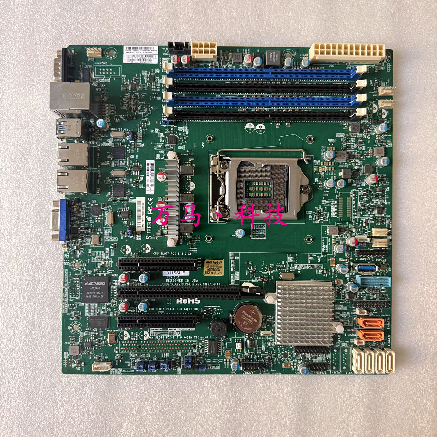 Оригинальная серверная материнская плата ultra-micro X11SSL-F поддерживает 1151-контактный процессор Intel E3-1200V5 Изображение 1