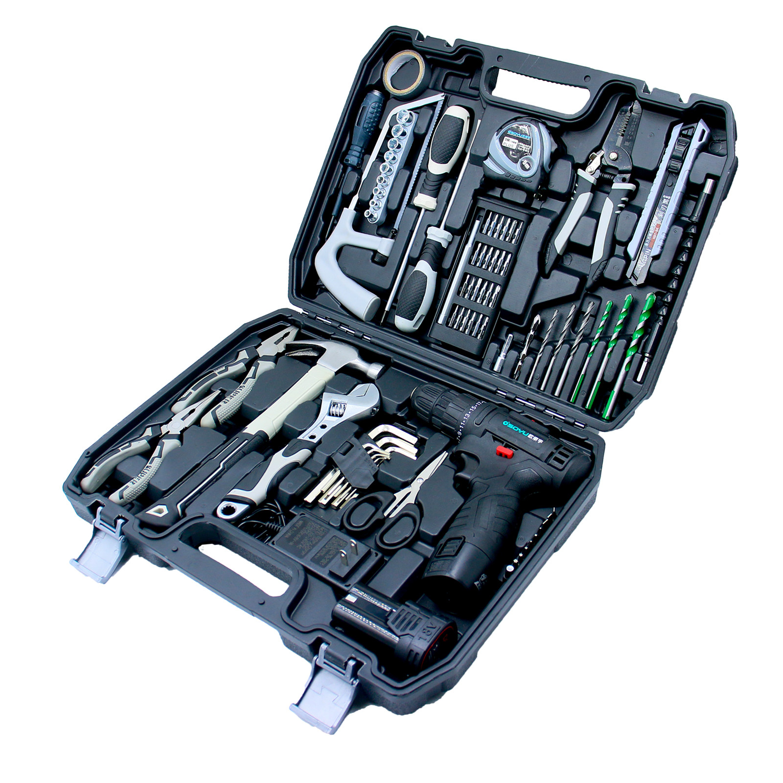 Electric Drill Household Tool Box Set Multi-Functional Car-Mounted Electrician's Special Hardware Tools Electric Screwdriver Repair