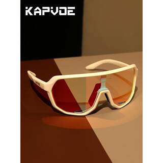 Kapvoe骑行眼镜专业装备日夜两用近视公路车自行车防风护目镜男女