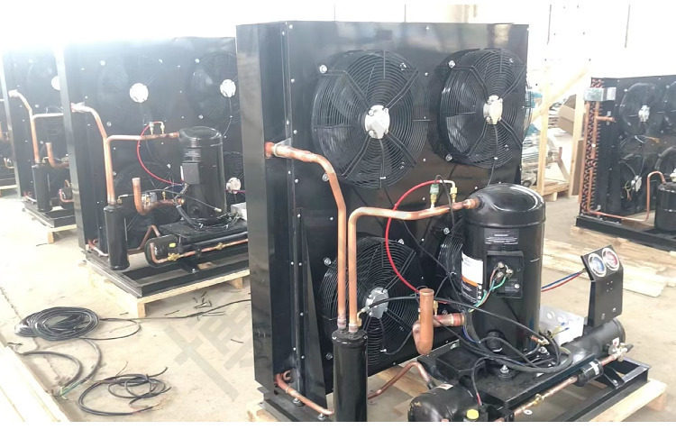 低温3p5匹10p小型冷库全套制冷设备专用压缩机冻库机组浙江大明(pic11)