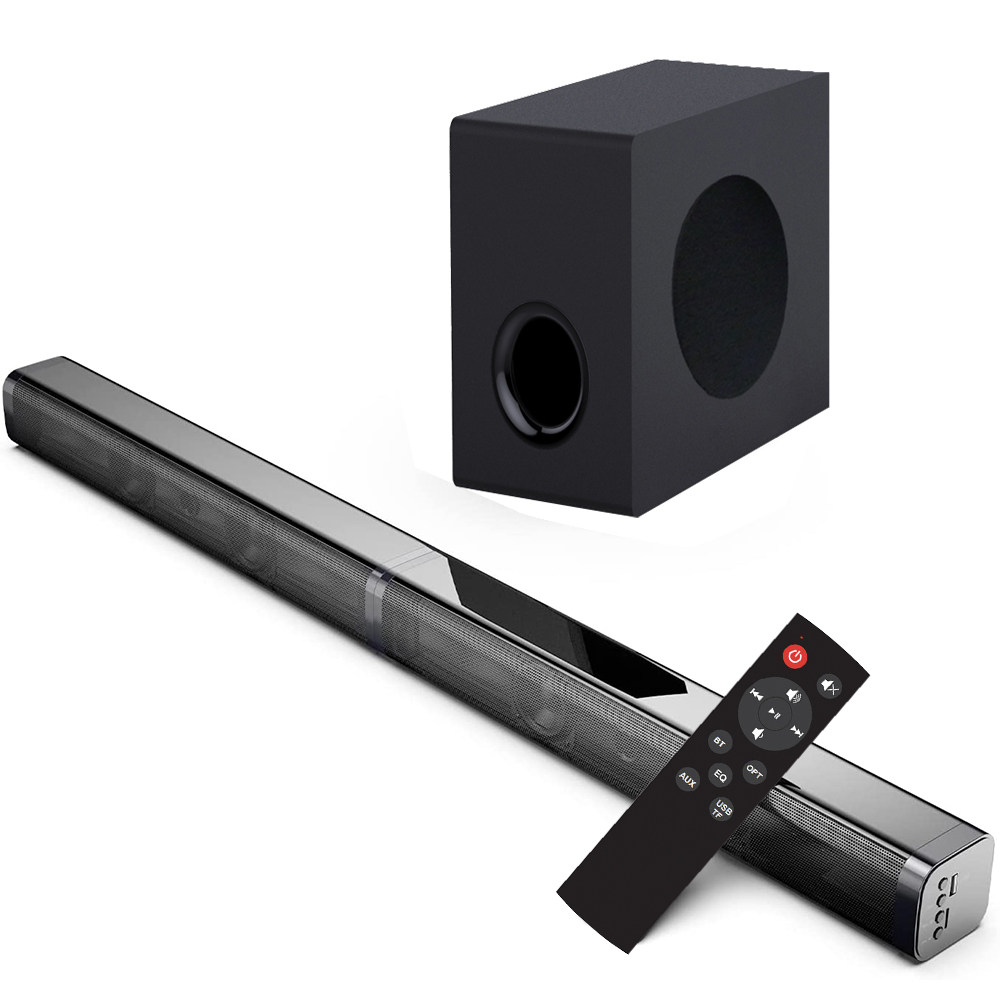 Samtronic Sound Blaster Bluetooth Speaker 2024 New Home Theater Tv Audio Subwoofer Soundbar Speaker
