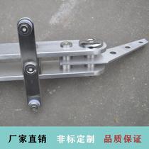 Non-standard custom-made stainless steel engineering railings column handrails hanging glass railings shopping mall guardrails villa fence accessories