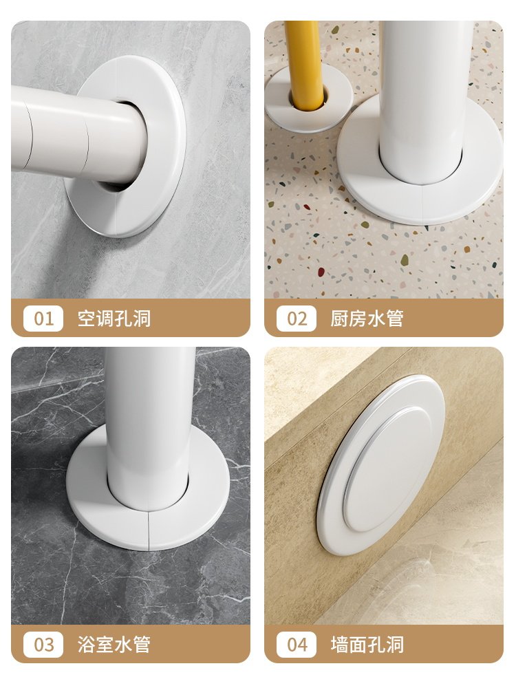Air Conditioning Vent Cover, Decorative Cover for Air Conditioning Hole, Pipe Cover for Air Conditioning Opening, Wall Hole Blocker