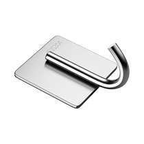 Thickened 304 Stainless Steel Hook Single Hook Hook Wall Metal Load Bearing Hanging Clothing Hook Nail Door Small Hook