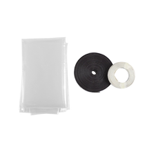 Magnetic Attraction Warm Curtains Windows Windproof Warm Film Winter Seals Wind Shield Anti-Chill Antifreeze Double Layer Plastic Cloth