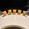 Electric car decorations healing doll car decorations