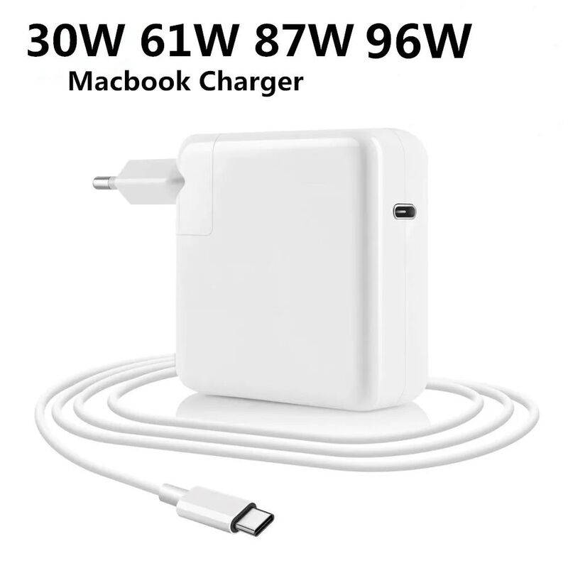 30W 60W 87W 96W USB C Charger Power Adapter for MacBook Pro