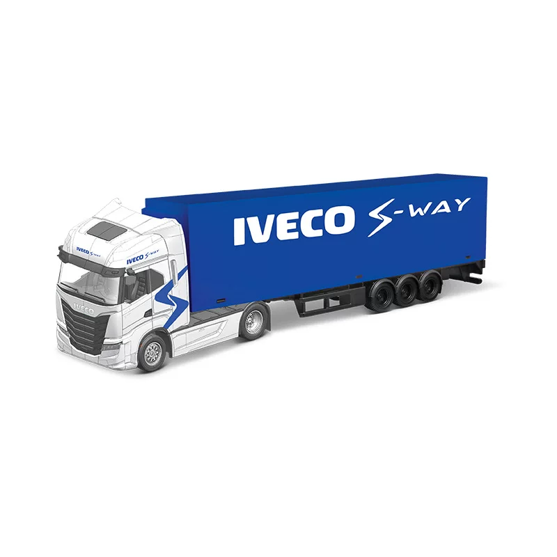Truck, cart, alloy car, car model, scale 1:43, volvo