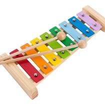 Wooden musical instrument childrens steel hand-knocking percussion instrument baby Orff music toy small xylophone