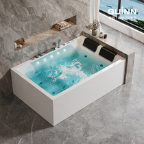 Quinn one-piece seamless double couple acrylic massage bathtub large space B&B hotel home thermostatic bathtub