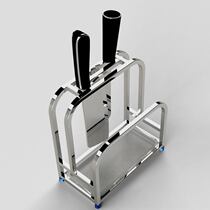 304 stainless steel knife holder chopping board rack kitchen special storage rack cutting board rack knife seat rack kitchen knife rack storage shelf
