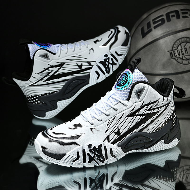 Kobe Bryant Basketball Shoes Men's New Non-Slip Wear-Resistant Friction Sound Kidsren's Shock-Absorbing Practical Sports High-Top Sneakers for Women Kobe Bryant Basketball Shoes Men's New Non-Slip Wear-Resistant Friction Sound Kidsren's Shock-Absorbing Practical Sports High-Top Sneakers for Women
