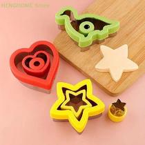 1Set Sandwich Cutter For Kids Biscuit Cutter Maker DIY Mold