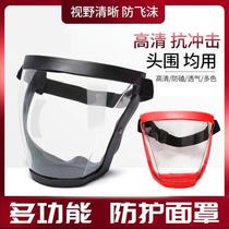 Anti-cold anti-droplet protective mask Horse head anti-fog anti-splash anti-flying sand goggles personalized rain and windproof mask