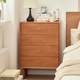 Lying Yla solid wood chest cabinet dining side cabinet household living room storage REK cabinet room simple modern guest multi-function drawer storage belt