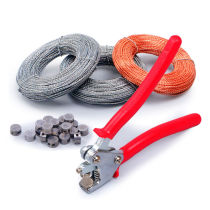 Andatong lead seal pliers set seal pliers water meter electric meter sealing wire twisted lead seal buckle 6*5mm (about 5 per pound)
