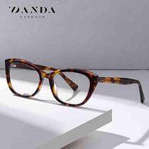 New acetate glasses frame PS8814 fashionable cat-eye anti-blue light glasses can be paired with myopia flat glasses for men and women