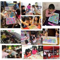 Beginners water painting set for children painting paint tools rubbing materials safe wet rubbing water_water rubbing shadow painting