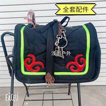 Equestrian trick saddle stunt saddle training saddle training saddle new and upgraded version of trick saddle full set direct sale