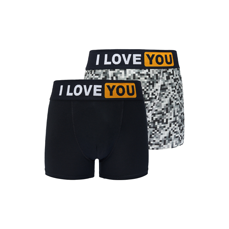 Lce* Out of Control Edge 26Ss'I Love You' Quick-Drying Breathable Lyocell High-Waisted Boxer Briefs Lce* Out of Control Edge 26Ss'I Love You' Quick-Drying Breathable Lyocell High-Waisted Boxer Briefs