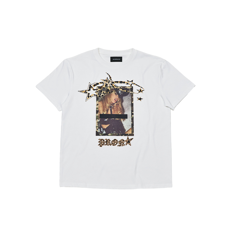 Lce* Out of Control Edge 26Ss Leopard Print Portrait Short Sleeve T-Shirt Lce* Out of Control Edge 26Ss Leopard Print Portrait Short Sleeve T-Shirt
