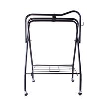 New wheeled saddle rack (two-piece) saddle rack foldable saddle rack stable supplies Rocky saddlery 8503