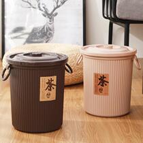 Kung Fu tea set accessories tea bucket tea dregs bucket drainage bucket household small tea bucket tea tray tea ceremony tea table trash can