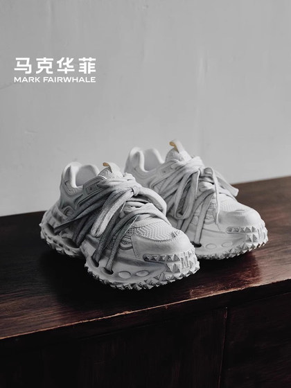 马克华菲老爹鞋男女款夏季新款男鞋情侣鞋厚底增高运动休闲鞋子男