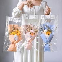 Dried flower bouquet everlasting babys breath simulated sunflower roses birthday gift for best friend girlfriend graduation Valentines Day