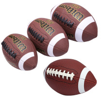 American football game training non-slip and wear-resistant PU material brown machine-sewn ball for children teenagers and adults