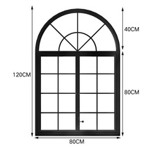 Shanghai old steel windows French arched windows old villa retro windows curved old-fashioned windows iron art manufacturers