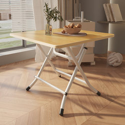 Foldable Dining Table For Home Balcony Outdoor Stall Portable Movable Stainless Steel Foldable Small Table Simple Square Table