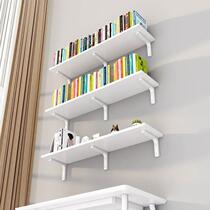 Wall storage rack wall bookshelf hanging wall wooden board solid wood layered board suspended partition wall storage board