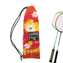 Hamburger French fries pizza cartoon food badminton racket bag trendy versatile cute and cute badminton racket bag