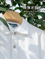 Work clothes polo shirts custom t-shirts cultural shirts work clothes company short-sleeved work clothes for men and women embroidered white logo