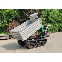 Small walk-behind crawler transport truck Mountain orchard diesel transport truck All-terrain crawler