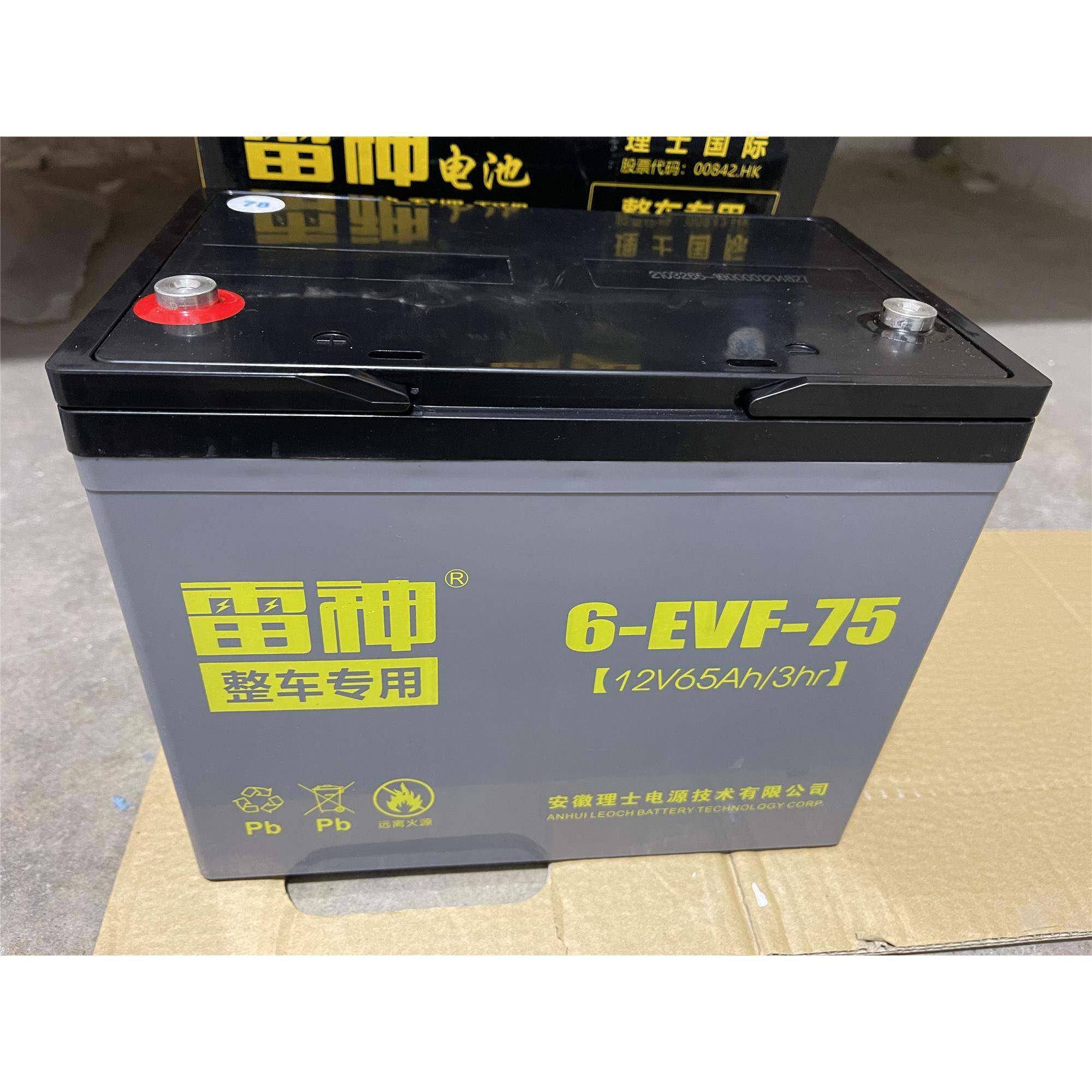 理士雷神6-EVF-75 电动四轮观光车12V75AH动力铅酸蓄电池4个一组评价- 淘宝网