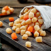 Xingzai Island large scallops fresh scallops scallops diced meat seafood scallops dried goods non-special grade 128g canned