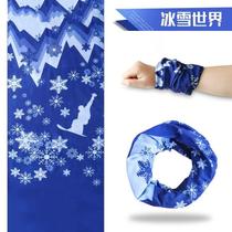 Cool cold feeling ice feeling sports towel hand towel running artifact gym wrist sweat absorbing sweat towel men and women quick drying