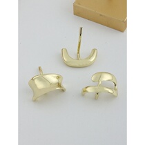 Japanese original single hair buckle metal hair accessories womens back hairpin clip low ponytail hairpin hairpin hairpin