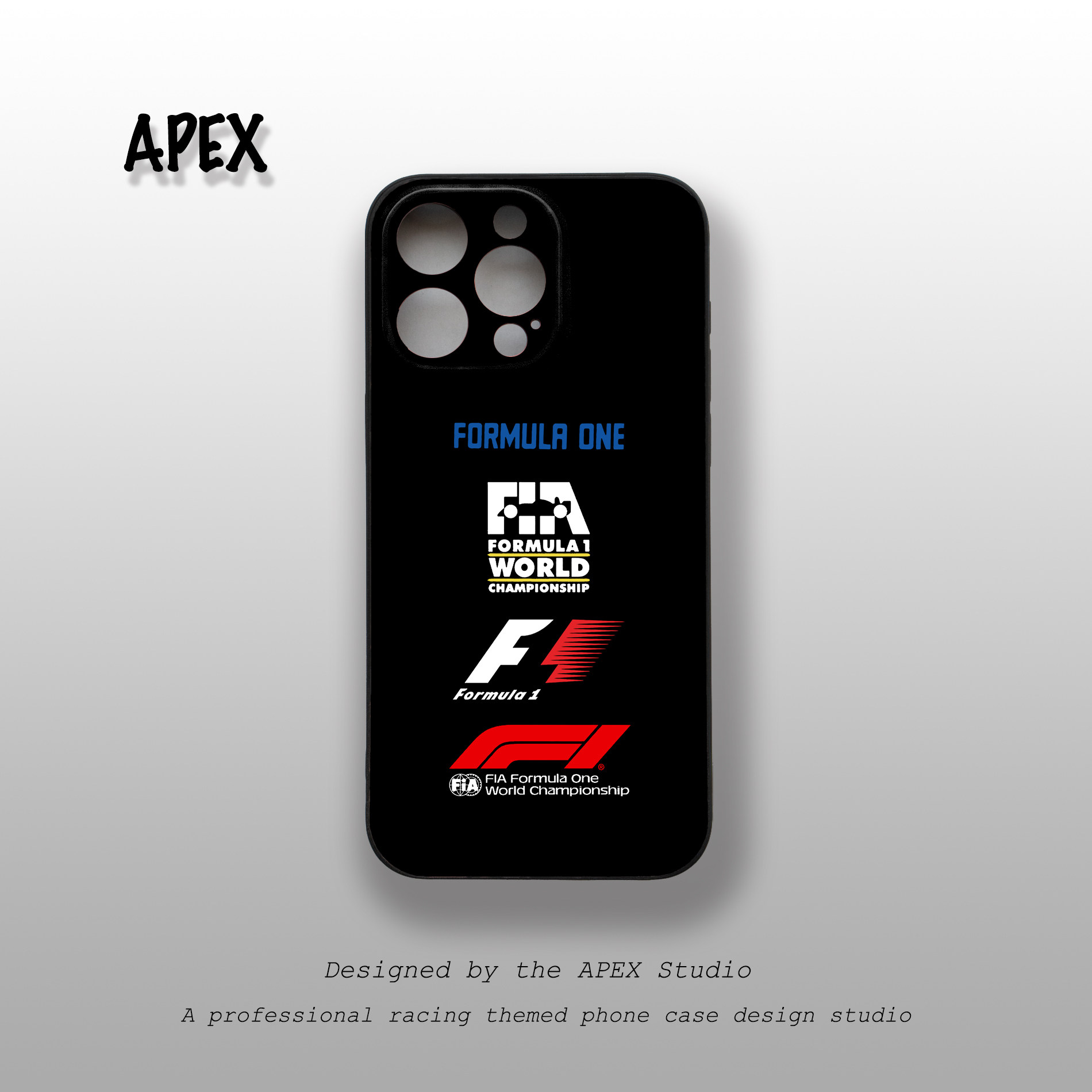 F1 FIA Logo Black iPhone Case