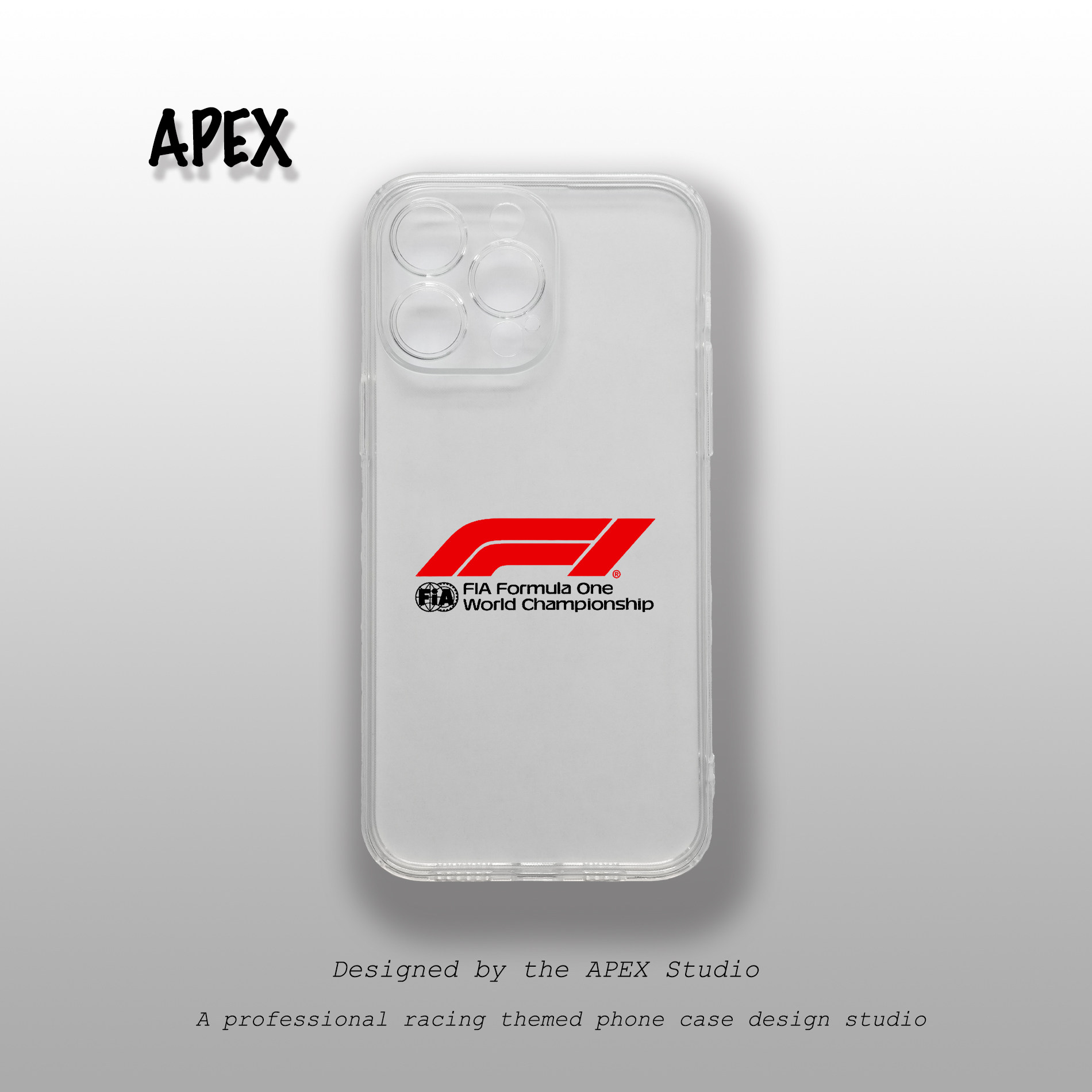 F1 FIA Logo Black iPhone Case