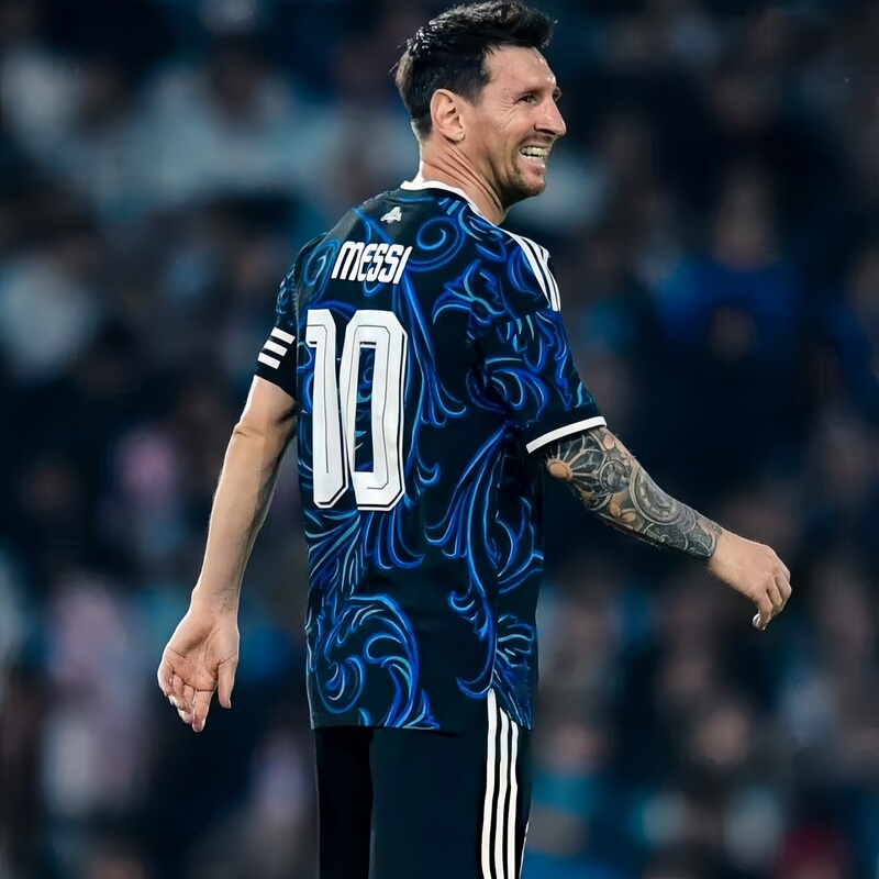 2026 Argentina National Team Jersey No. 10 Messi No. 8 Enzo No. 9 Alvarez Away Football Uniform