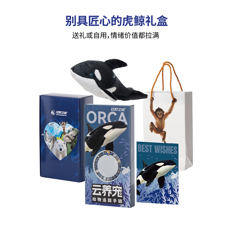 Cloud Pet Animal Tracking Bracelet Couple Bracelet Valentine's Day Birthday Gift Orca Bracelet Gift Box Cloud Pet Animal Tracking Bracelet Couple Bracelet Valentine's Day Birthday Gift Orca Bracelet Gift Box