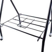 2024 New Wheeled Saddle Rack (Two-Pack) Saddle Rack Foldable Saddle Rack Stable Supplies Lodge Horse Equipment