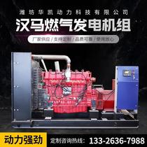 Hanma 150KW gas generator set pure copper brushless biogas generator gas power plant