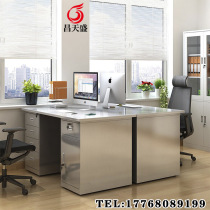 Stainless steel office computer desk dust-free purification workshop laboratory with lockable drawer writing work medical operating table