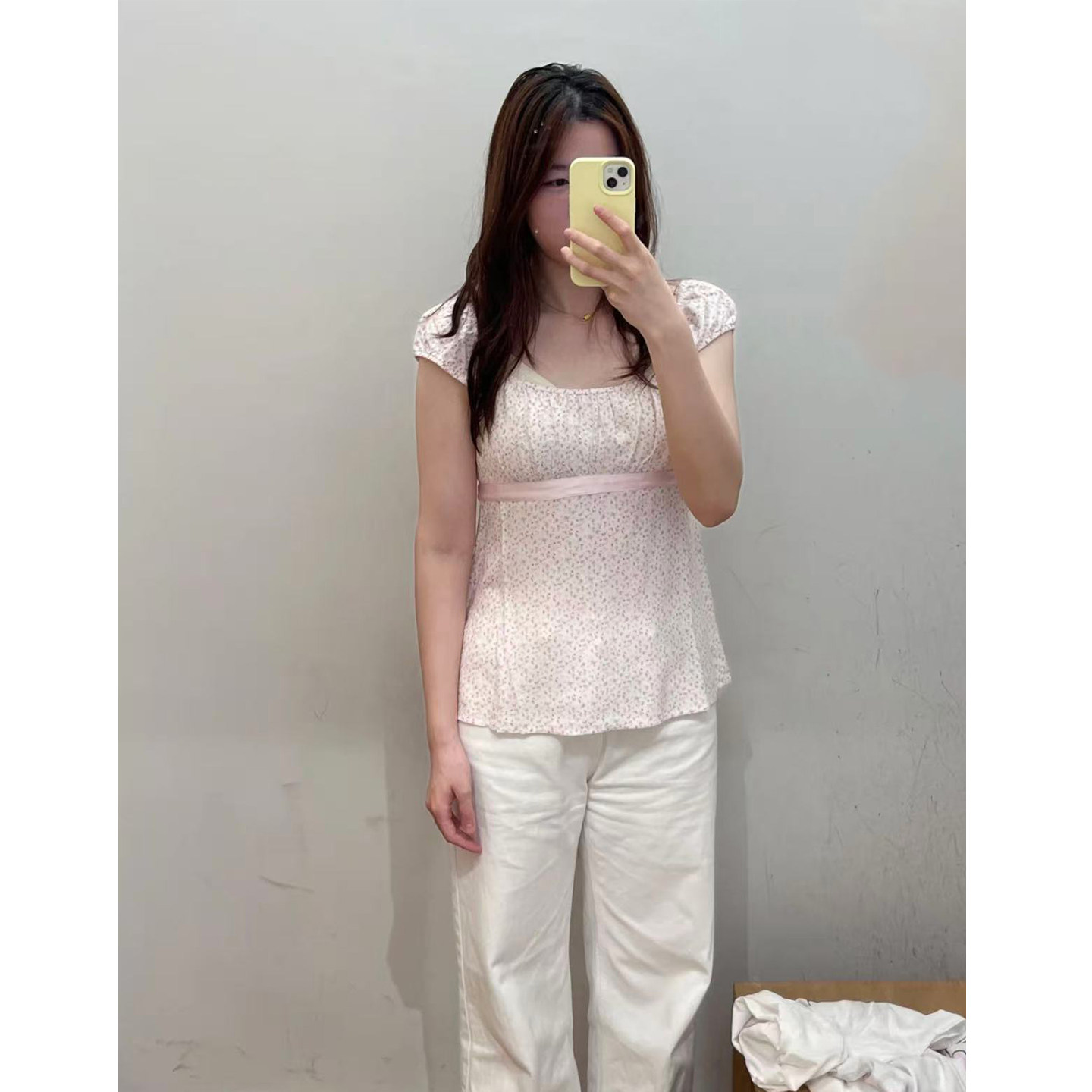 Obsessed! ZAR OOTD 'Little Seagull' Floral Puff Sleeve Blouse - Detail image 4