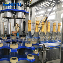 Sparkling wine filling machine manufacturer Sparkling wine filling machine video Fully automatic filling machine manufacturer